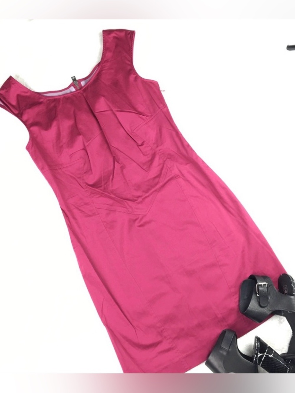 NWOT Marc New York Berry Short Cotton Sheath Dress